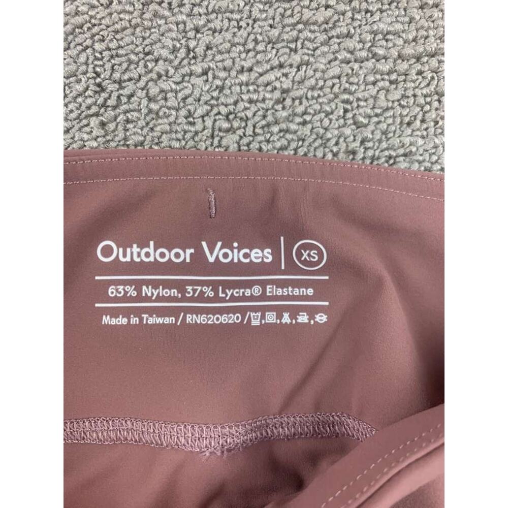Outdoor Voices Women's Pink Biker Zoom 8" Short XS Deep Taupe Size XS NWT - Picture 3 of 7